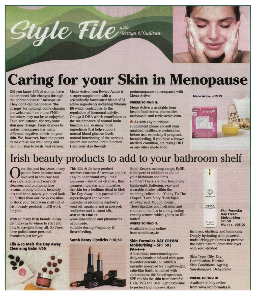 Westmeath Topic – Skincare Must Haves 07/22