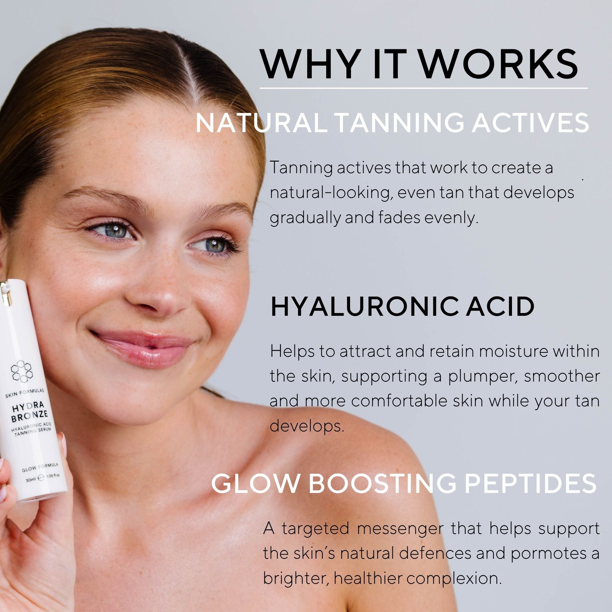 Hydra Bronze · Hyaluronic Acid Tanning Serum