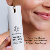 Hydra Bronze · Hyaluronic Acid Tanning Serum