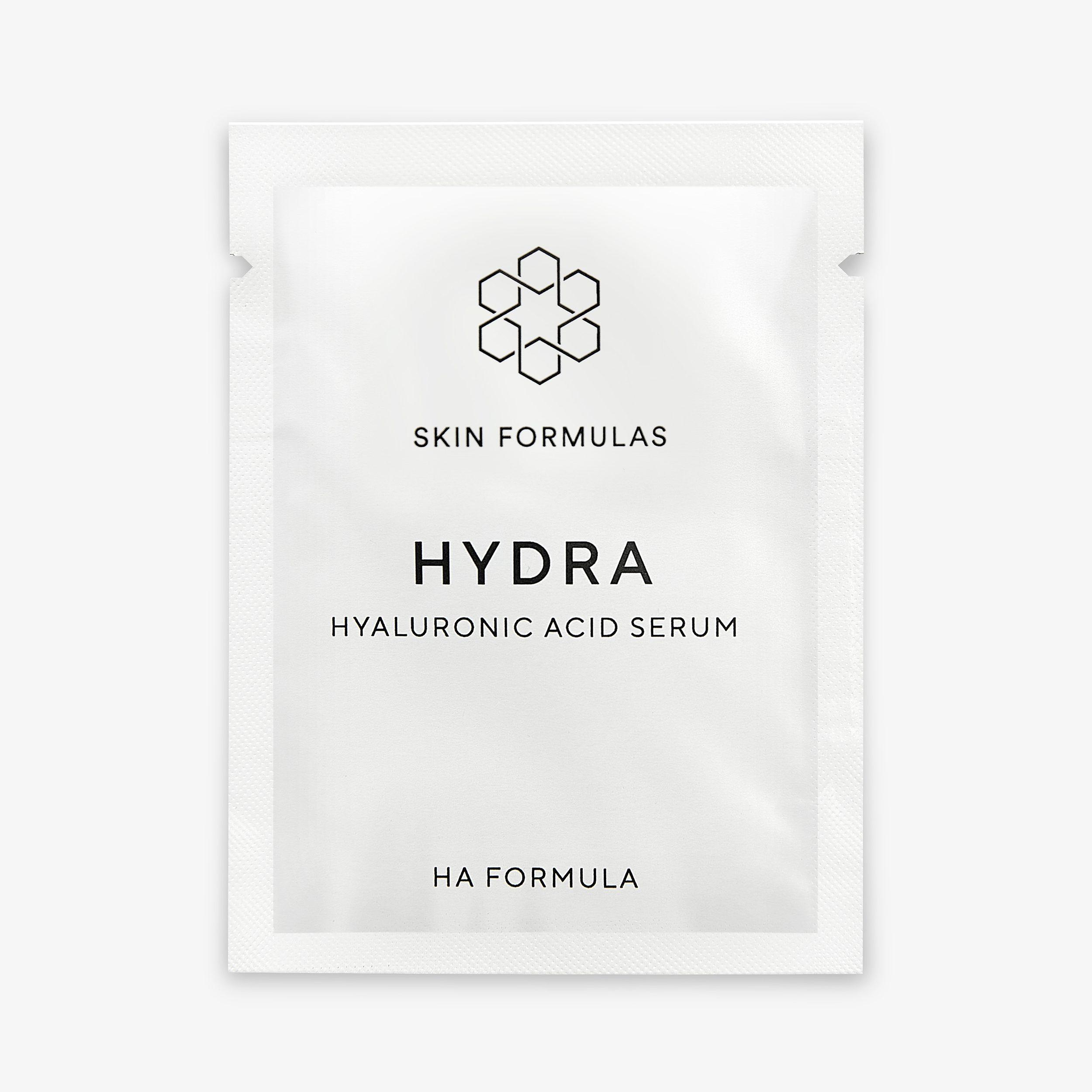 Hydra – Sample · Hyaluronic Acid Serum – HA Formula - 1ml