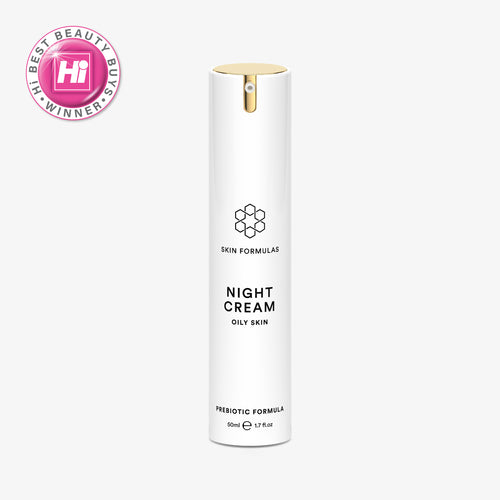 Night Cream · Oily Skin – Prebiotic Formula - 50ml